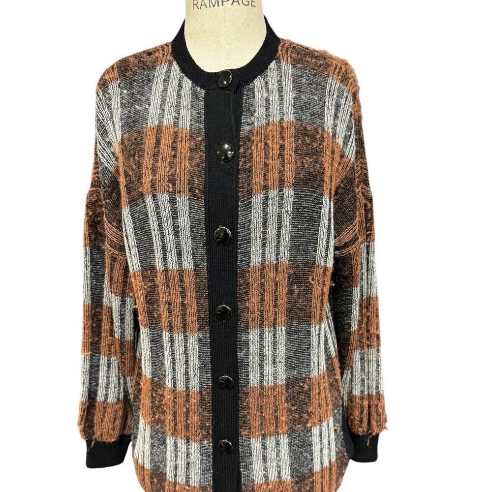 Vintage 1970s Neiman Marcus Grandpa Cardigan Sweater Jacket